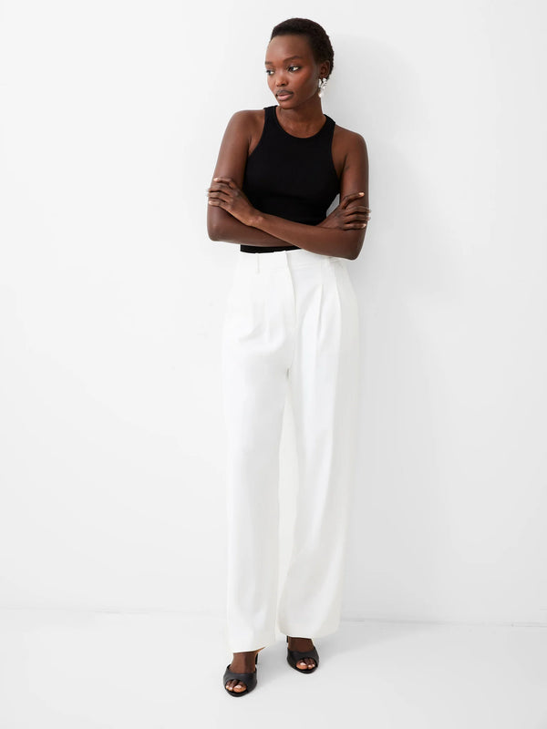 French Connection Porcelain Cream Trousers