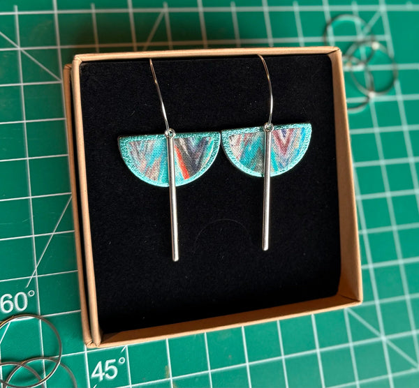 GG Designs - Cleo Aqua Earrings