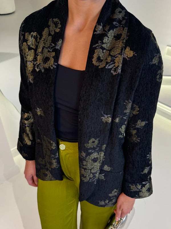 Traffic People Jacquard Boyfriend Jacket