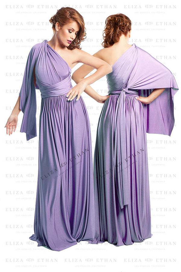Lavender colour Multiwrap dress