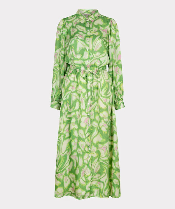 Esqualo Green Shirt Dress