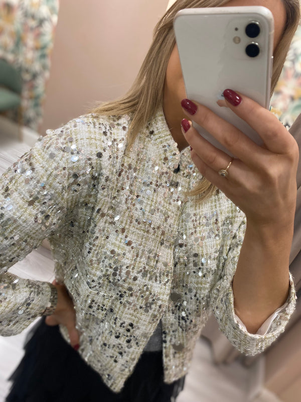 Sequin Bomber