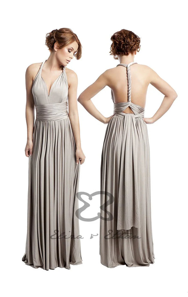 Champagne Multiwrap Dress