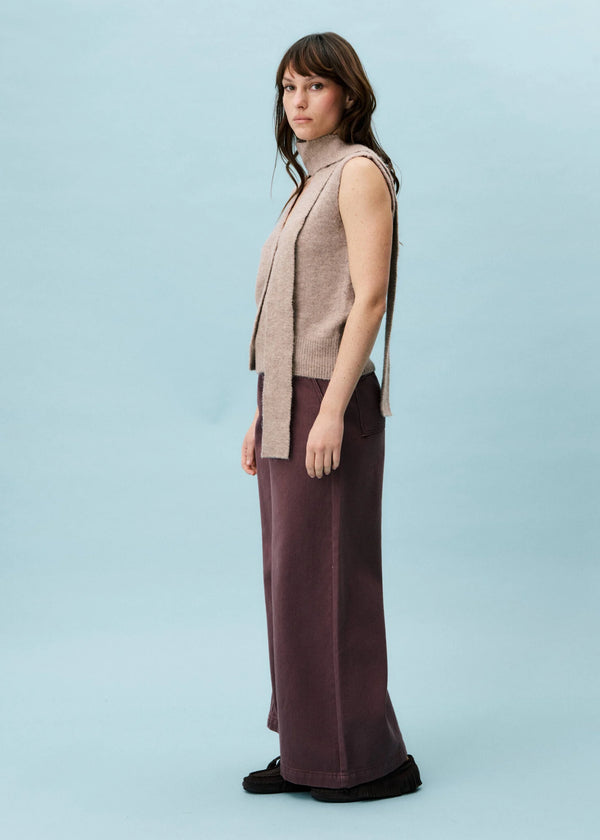 Sauge Aubergine Jeans