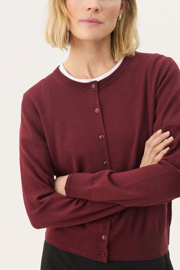 Part Two NoelaniPW Tawny Port Cardigan