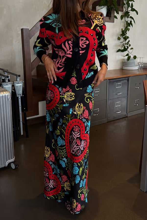 Black Amara Dorris Skirt