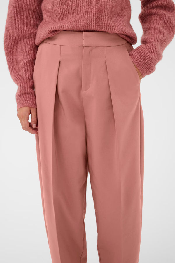 Zella Trousers- Whitered Rose